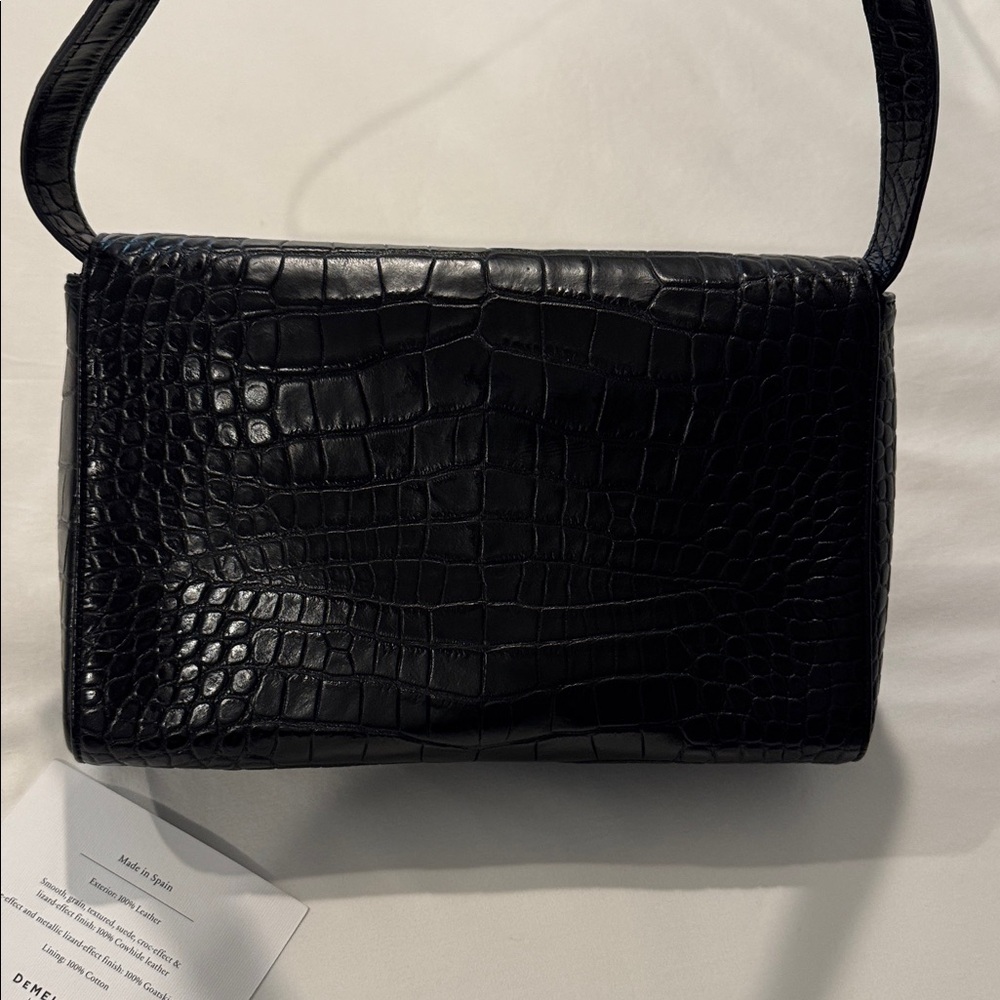 DeMellier croc effect evening bag - Picture 3 of 5
